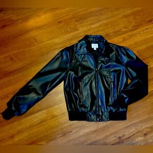 Faux Leather None West Jacket